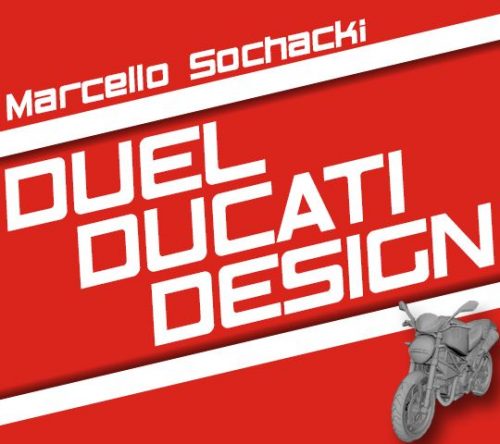 A red background with a 3d ducati